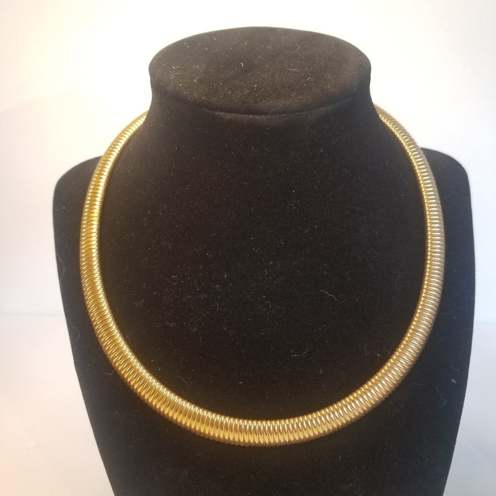Joan Rivers Gold Tone Collar Necklace